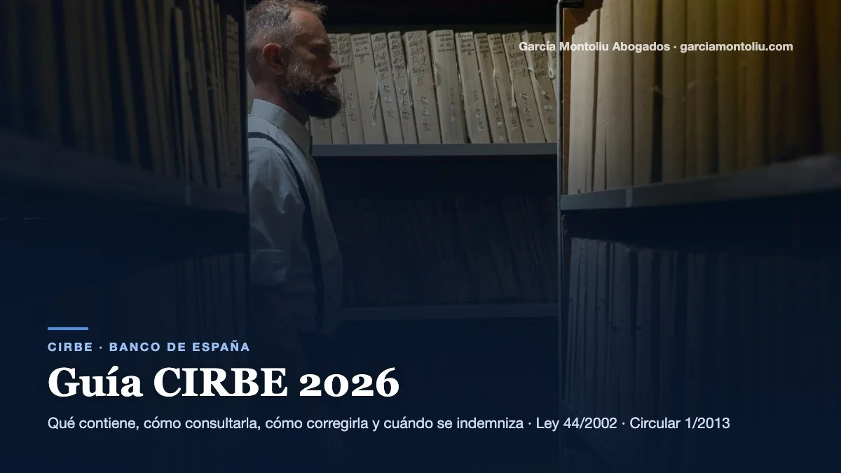 Guía CIRBE 2026: qué es la Central de Información de Riesgos del Banco de España y cómo corregir sus datos