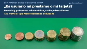 Monedas de euro ordenadas de menor a mayor: cómo saber si un préstamo o una tarjeta son usurarios
