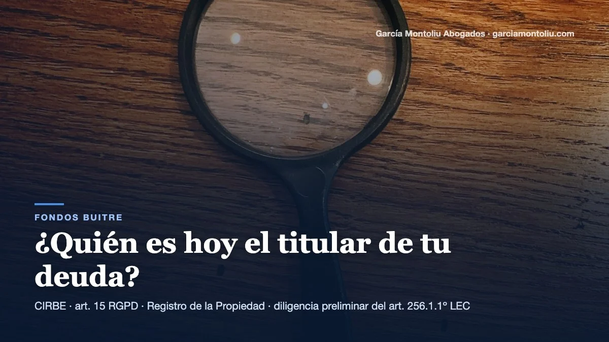 Cómo saber quién es el titular actual de tu deuda tras una cesión de crédito