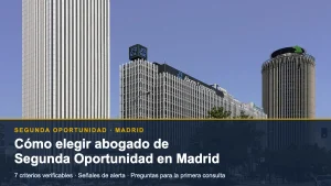Cómo elegir abogado de Segunda Oportunidad en Madrid: edificios del Paseo de la Castellana en AZCA